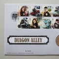 2018 Harry Potter Diagon Valley Medal Cover - Royal Mail First Day Cover