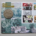 2005 Independent Television 50th Anniversary Crown Coin Cover - Benham Signed UK PNC First Day Covers