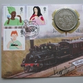 2005 Worlds Most Famous Continental Express Crown Coin Cover - Benham Signed UK PNC