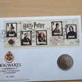 2018 Harry Potter School of Witchcraft Medal Cover - Royal Mail First Day Cover