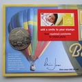 2006 Hot Air Balloons 1 Crown Coin Cover - Benham Signed First Day Covers