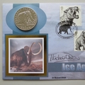 2006 Ice Age Animals 1 Crown Coin Cover - Benham Signed UK PNC First Day Covers