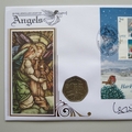 2007 Christmas Jewelled Light of Angels 50p Coin Cover - Benham Signed UK PNC First Day Covers