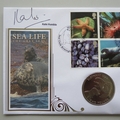 2007 Sea Life Preserve Planet Earth 2 Pounds Coin Cover - Benham Signed UK PNC First Day Covers