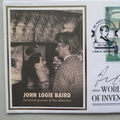 2007 John Logie Baird Crown Coin Cover - Benham Signed UK PNC First Day Covers