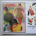 2007 The Beatles Half Crown Coin Cover - Benham Signed UK PNC First Day Covers