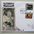 2007 The Beatles Penny Lane 1 Penny Coin Cover - Benham Signed UK PNC First Day Covers