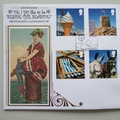 2007 Oh I Do Like To Be Beside The Seaside Centenary Penny Coin Cover - Benham Signed FDC