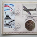 2008 A Celebration of Flight Crown Coin Cover - Benham Signed UK PNC First Day Covers