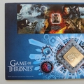 2018 Game of Thrones 'Winter Is Coming' Medal Cover - Royal Mail First Day Cover