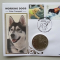 2008 Working Dogs Polar Transport 2 Pounds Coin Cover - Benham Signed UK PNC First Day Covers