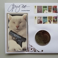 2008 Ian Flemming Centenary of Birth 1 Crown Coin Cover - Benham Signed UK PNC First Day Covers