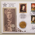 2008 Houses of Lancaster and York Angel Coin Cover - Benham Signed UK PNC FIrst Day Covers