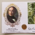 2009 Kew Gardens Sir William J Hooker Half Sovereign Coin Cover - Benham Signed UK PNC