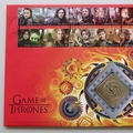 2018 Game of Thrones 'Fire & Blood' Medal Cover - Royal Mail First Day Cover