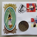 2009 Badminton London 2012 Olympics 1 Dollar Coin Cover - Benham Signed UK PNC First Day Covers