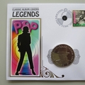 2010 Classic Album Covers Pop Music 1 Dollar Coin Cover - Benham Signed UK PNC First Day Covers