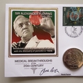 2010 Medical Breakthrough of the 20th Century Crown Coin Cover - Benham Signed UK PNC First Day Covers