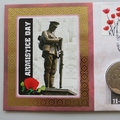2011 Armistice Day 1 Crown Coin Cover - Benham UK PNC First Day Covers