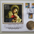 2011 Christmas 400th Anniversary King James Bible Crown Coin Cover - Benham Signed UK PNC