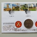 2011 A to Z of the United Kingdom 1 Dollar Coin Cover - Benham Signed UK PNC