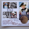 2012 HM Queen Elizabeth II Diamond Jubilee Crown Coin Cover - Benham Signed UK PNC