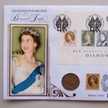 2012 Diamond Jubilee HM Queen Elizabeth II Shilling Coin Cover - Benham Signed UK PNC