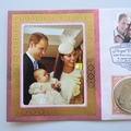 2013 Birth of HRH Prince George of Cambridge 1 Dollar Coin Cover - Benham UK PNC