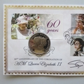 2013 Coronation Queen Elizabeth II 60th Anniversary 2 Pounds Coin Cover - Benham Signed UK PNC
