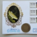 2013 Rivers Freshwater Life Half Crown Coin Cover - Benham Signed UK PNC First Day Covers