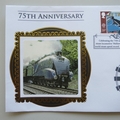 2013 Mallard 75th Anniversary 1 Crown Coin Cover - Benham UK PNC First Day Covers