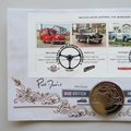 2013 British Auto Legends 1 Dollar Coin Cover - Benham Signed UK PNC First Day Covers
