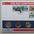 2018 The RAF Centenary 4x 2 Pounds Coin Cover - Royal Mail First Day Cover