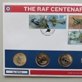 2018 The RAF Centenary 4x 2 Pounds Coin Cover - Royal Mail First Day Cover