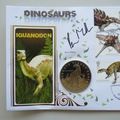 2013 Dinosaurs 1 Crown Coin Cover - Benham Signed UK PNC First Day Covers