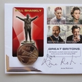 2013 Great Britons 2 Pounds Coin Cover - Benham Signed UK PNC First Day Covers