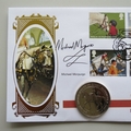 2014 Working Horses 1 Dollar Coin Cover - Benham Signed UK PNC First Day Covers