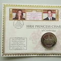 2015 Princess Charlotte of Cambridge 1 Crown Coin Cover - Benham UK PNC First Day Covers