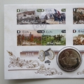 2015 Battle of Waterloo Bicentenary 1 Crown Coin Cover - Benham UK PNC First Day Covers