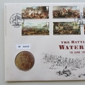 2015 Battle of Waterloo 5 Pounds Coin Cover - Royal Mail First Day Cover