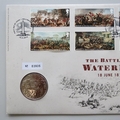 2015 Battle of Waterloo 5 Pounds Coin Cover - Royal Mail First Day Cover