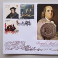 2016 Royal Mail 500th Anniversary 1 Dollar Coin Cover - Benham Signed UK PNC First Day Covers