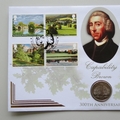 2016 Capability Brown 300th Anniversary US Quarter Coin Cover - Benham Signed UK PNC First Day Covers