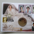 2017 Diana Princess of Wales 1 Crown Coin Cover - Benham UK PNC First Day Covers