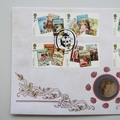 2017 Ladybird Books Farthing Coin Cover - Benham Signed UK PNC First Day Covers