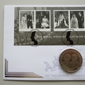 2017 Royal Wedding Platinum Anniversary 1 Crown Coin Cover - Benham Signed UK PNC