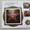 2017 David Bowie 1 Shilling Coin Cover - Benham Signed UK PNC First Day Covers