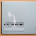 2013 Benjamin Britten Birth Centenary 50p Pence Coin Cover - Royal Mail First Day Cover