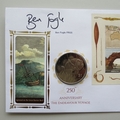 2018 The Endeavour Voyage 250th Anniversary 1 Dollar Coin Cover - Benham Signed UK PNC