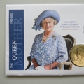 2002 The Queen Mother Memorial 5 Pounds Coin Cover - UK PNC First Day Covers